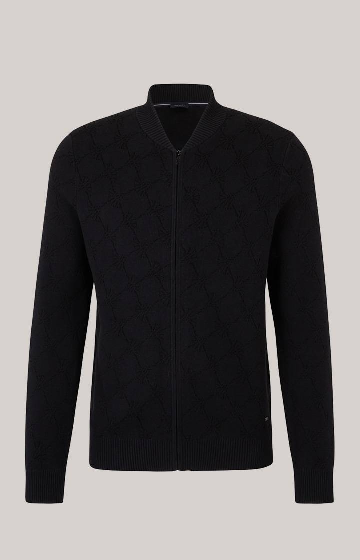 Joop Cornflower-Strickjacke Raveno in Schwarz gemustert Kostenlose Rückgabe