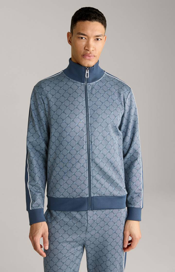Joop Cornflower-Sweatjacke Tayfun in Blau gemustert Neueste Stile