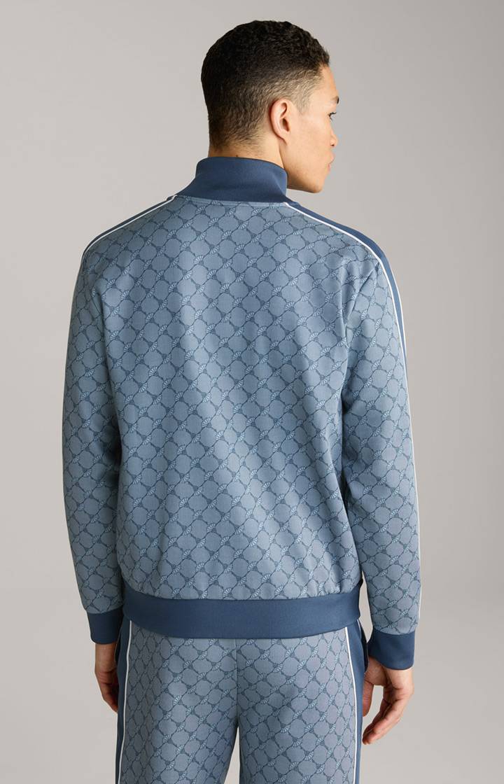 Joop Cornflower-Sweatjacke Tayfun in Blau gemustert Neueste Stile