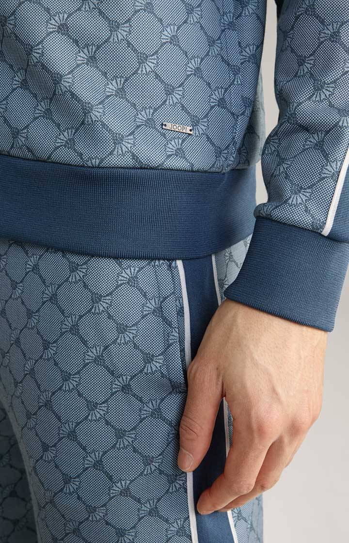 Joop Cornflower-Sweatjacke Tayfun in Blau gemustert Neueste Stile
