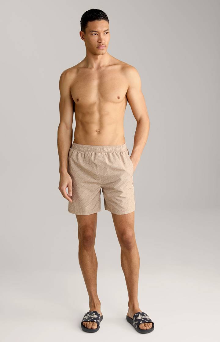 Joop Cornflower-Badeshorts St. Tropez in Beige Sonderangebot der Fabrik