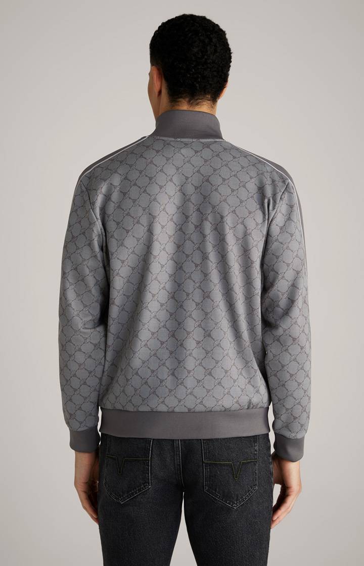 Joop Cornflower-Sweatjacke Tayfun in Grau gemustert Riesige Rabatte