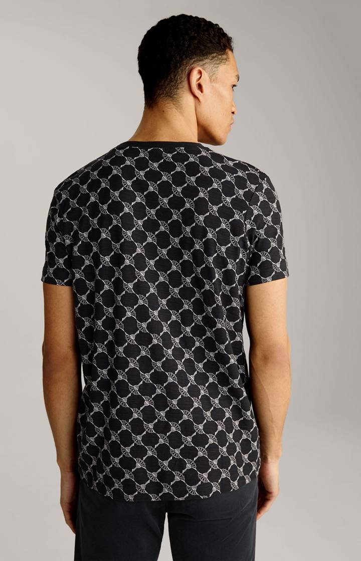 Joop Cornflower-T-Shirt Tyron in Schwarz gemustert Kostenloser Versand international