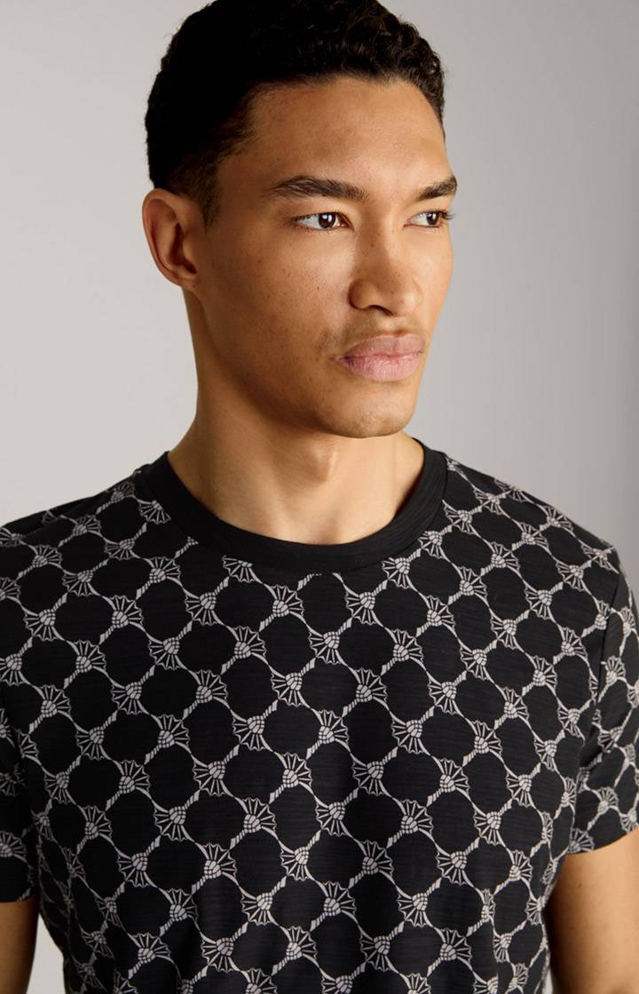 Joop Cornflower-T-Shirt Tyron in Schwarz gemustert Kostenloser Versand international