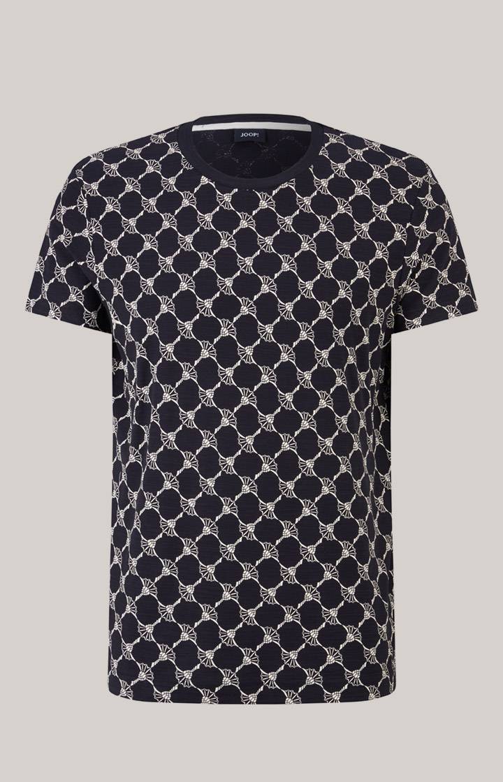 Joop Cornflower-T-Shirt Tyron in Navy gemustert Speichern exportieren