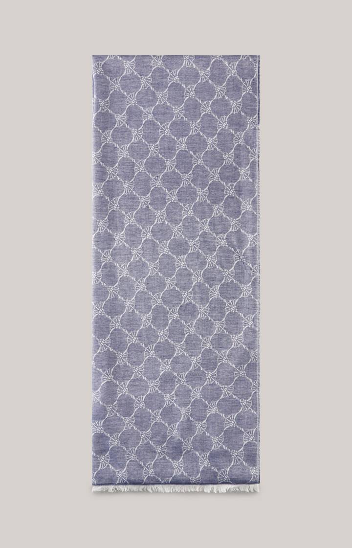 Joop Cornflower Schal Ferdis in Navy/Silbergrau 50% Rabatt für begrenzte Zeit