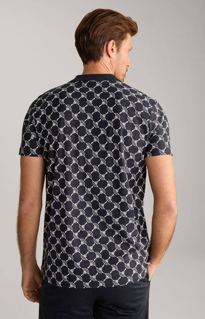 Joop Cornflower-Poloshirt Thilo in Navy gemustert Angebote