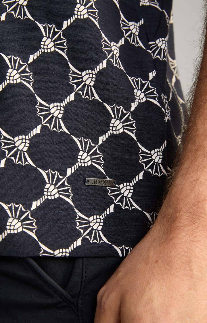 Joop Cornflower-Poloshirt Thilo in Navy gemustert Angebote