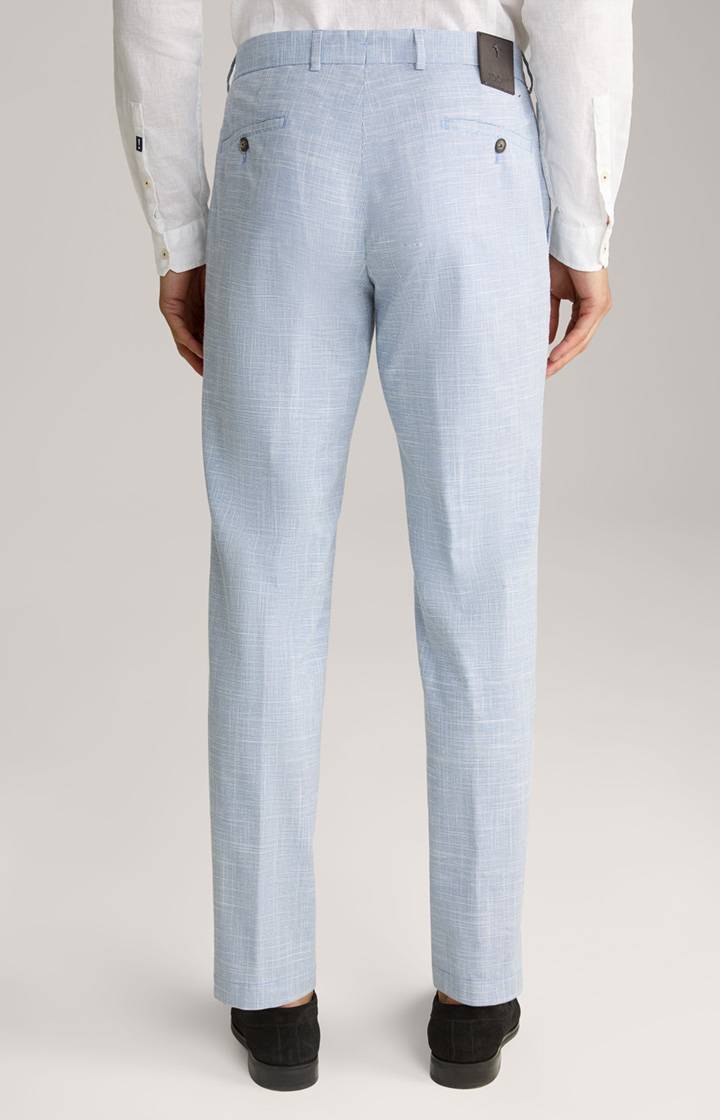 Joop Leinenmix-Chino Hank in Blau/Weiß gemustert Zeitlich begrenztes Angebot