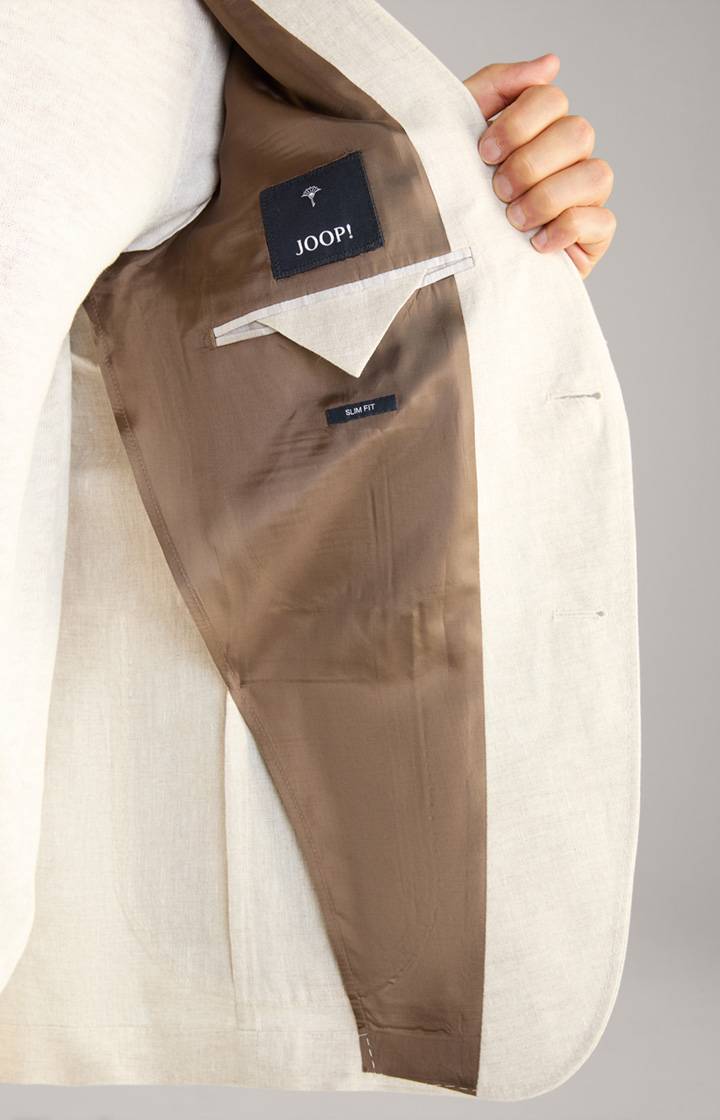 Joop Leinen-Sakko Hoverest in Beige meliert Tägliche Deals