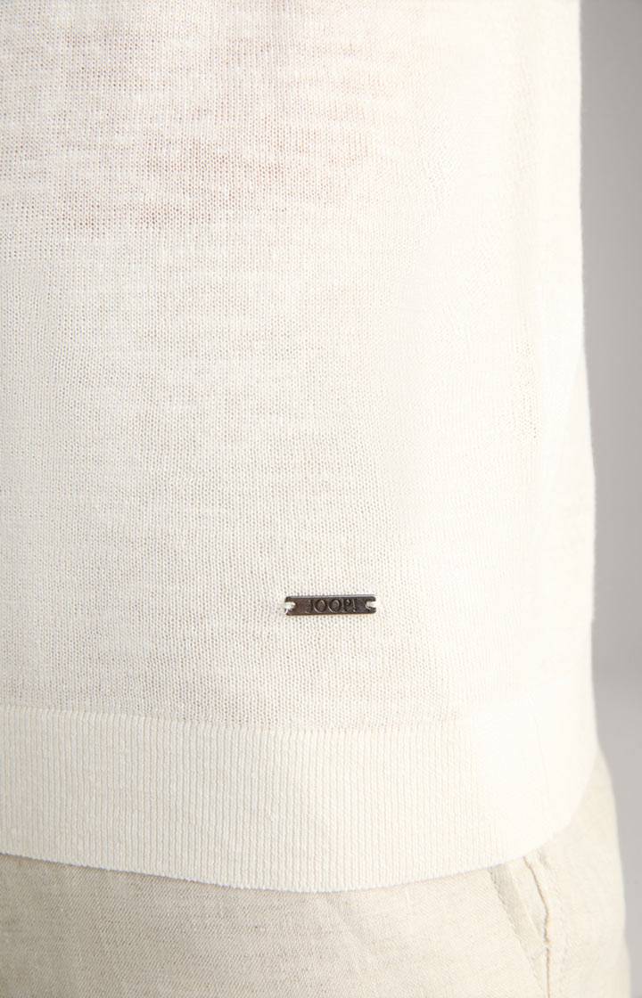 Joop Leinenmix-Poloshirt Malioso in Offwhite Sonderangebote