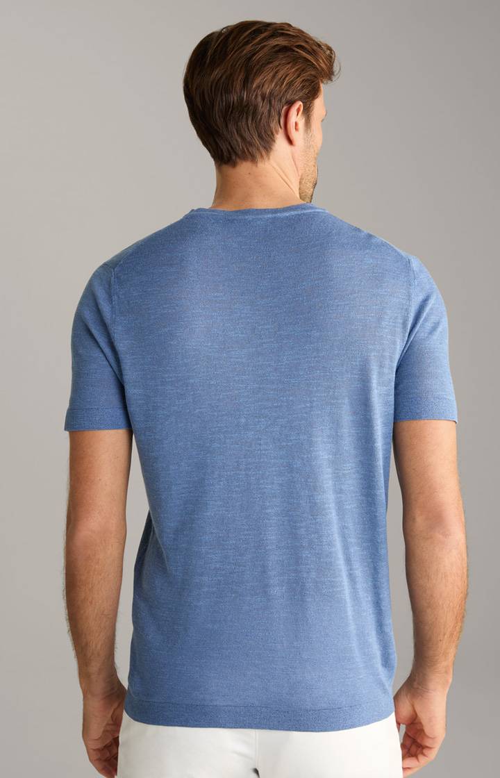 Joop Leinenmix-T-Shirt Maroso in Blau Wochenangebot