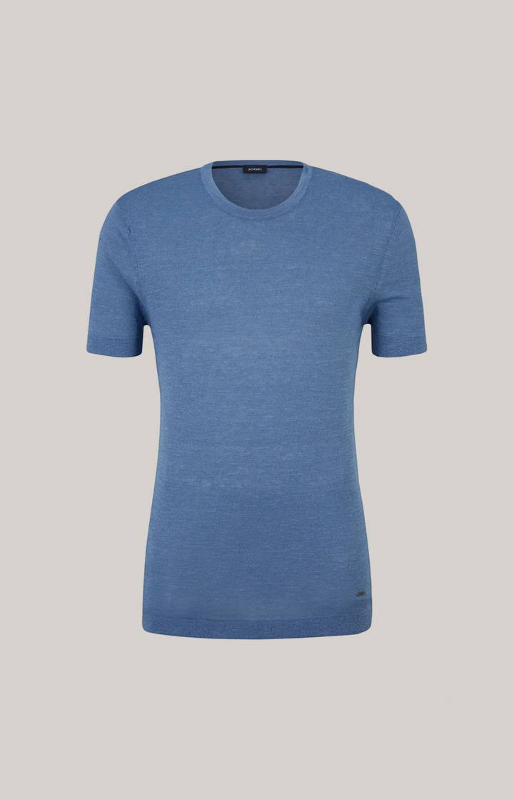 Joop Leinenmix-T-Shirt Maroso in Blau Wochenangebot