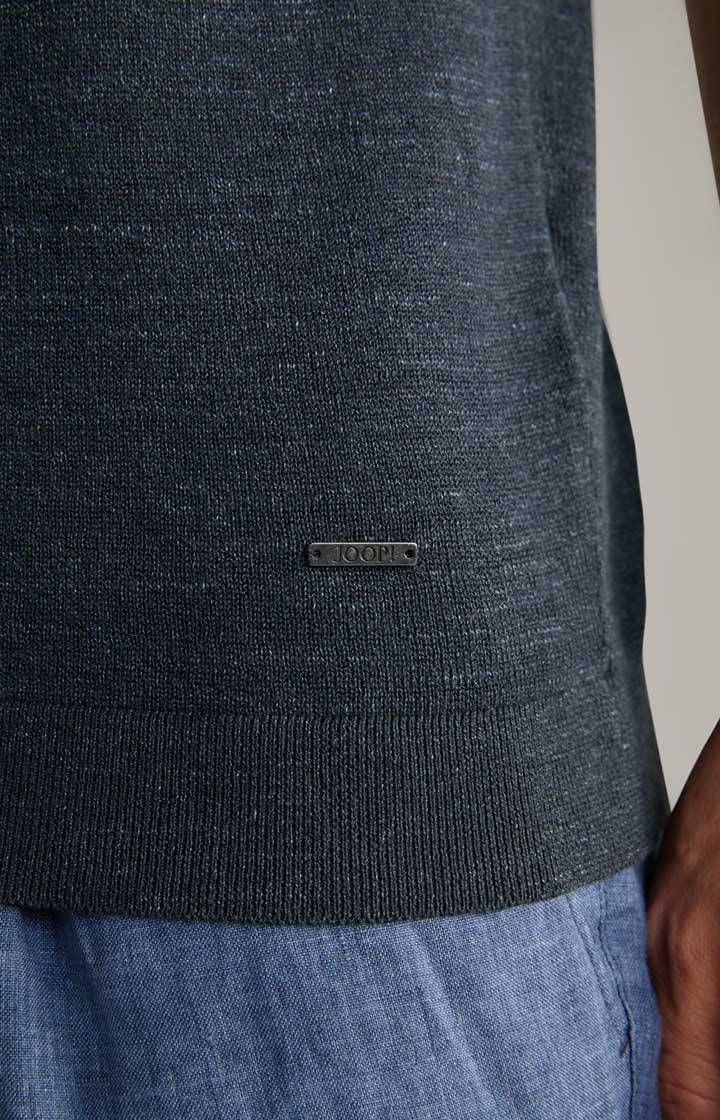Joop Leinenmix-Poloshirt Malioso in Navy JETZT KAUFEN