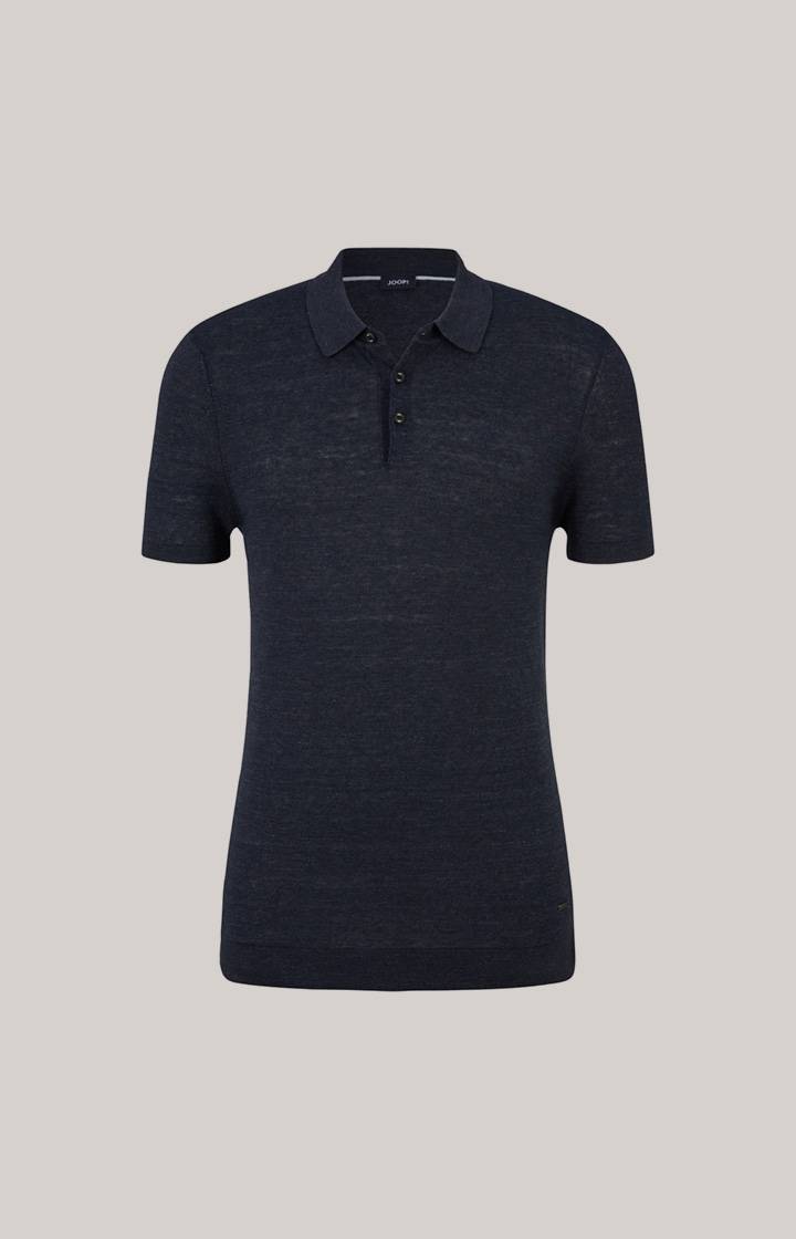 Joop Leinenmix-Poloshirt Malioso in Navy JETZT KAUFEN