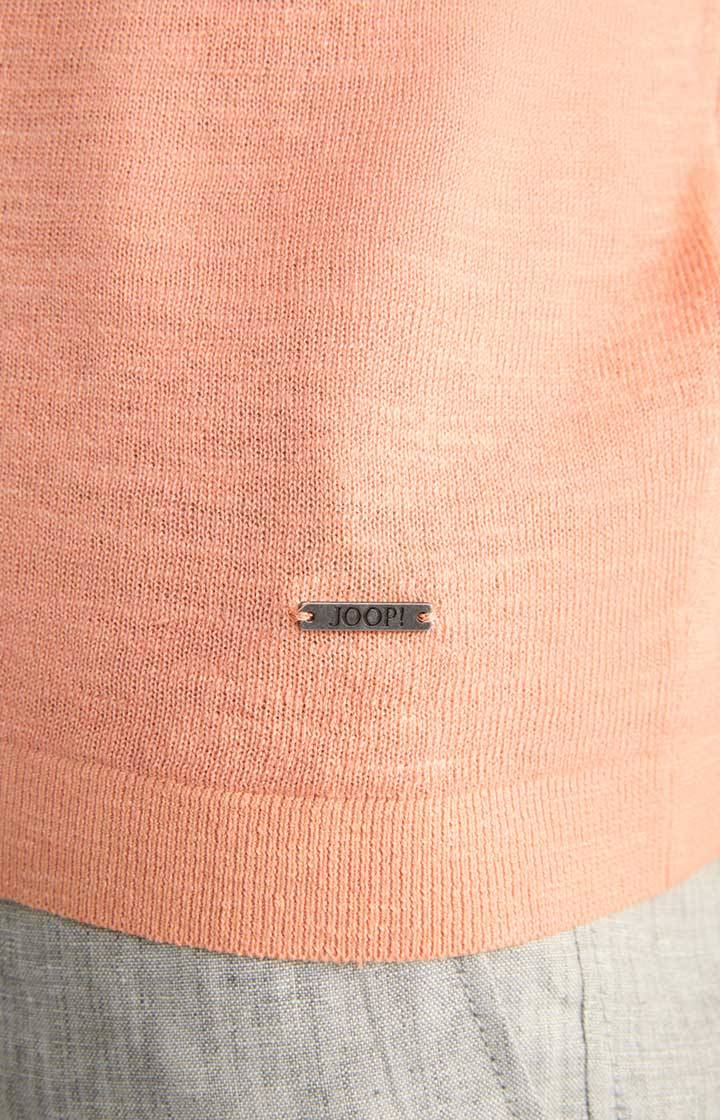Joop Leinenmix-T-Shirt Maroso in Orange Zeitbegrenzte Promotion
