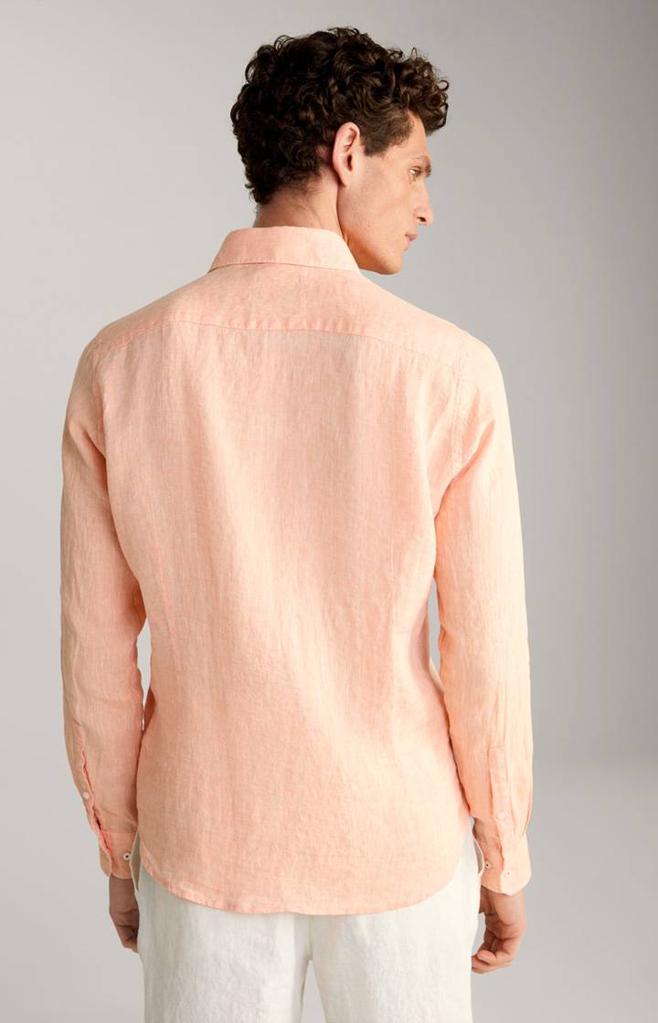 Joop Leinen-Hemd Pai in Apricot Bis zu 60% Rabatt