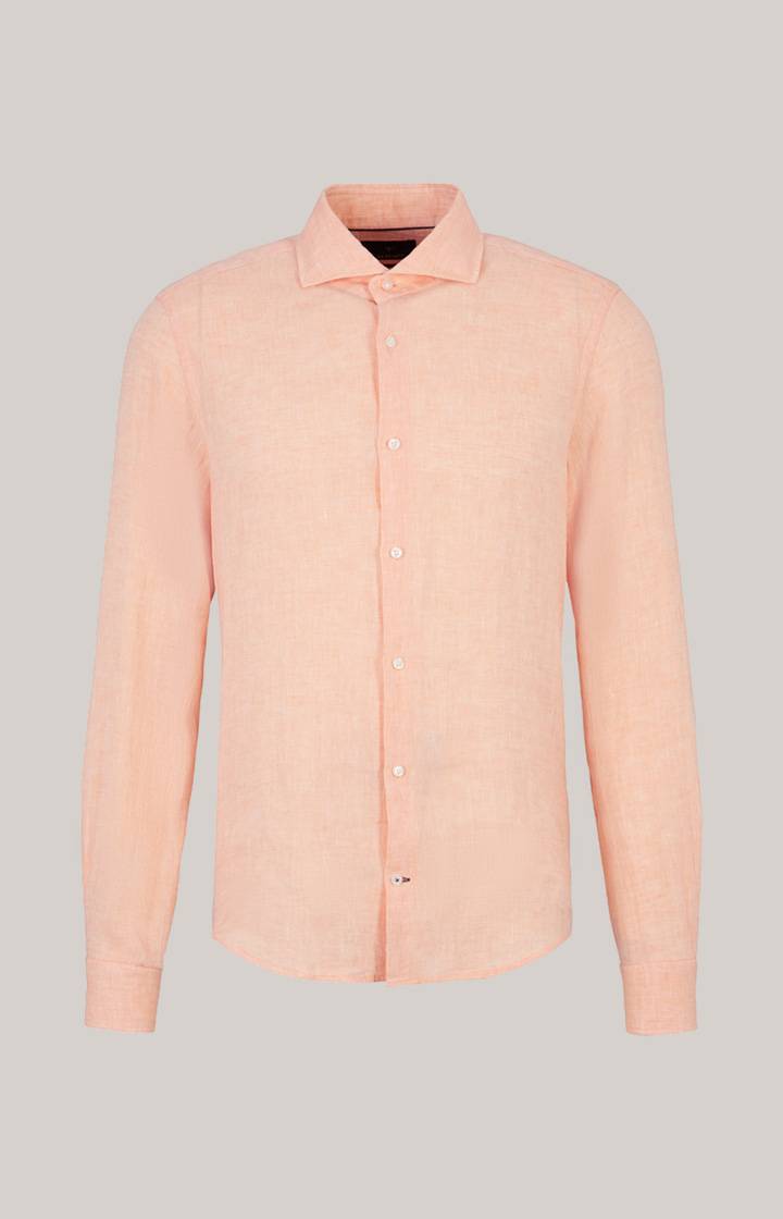 Joop Leinen-Hemd Pai in Apricot Bis zu 60% Rabatt