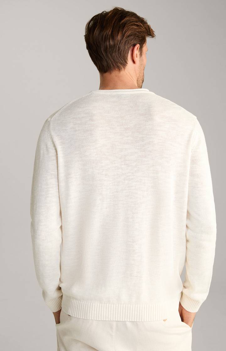 Joop Leinenmix-Pullover Mendor in Nature Super Rabatt