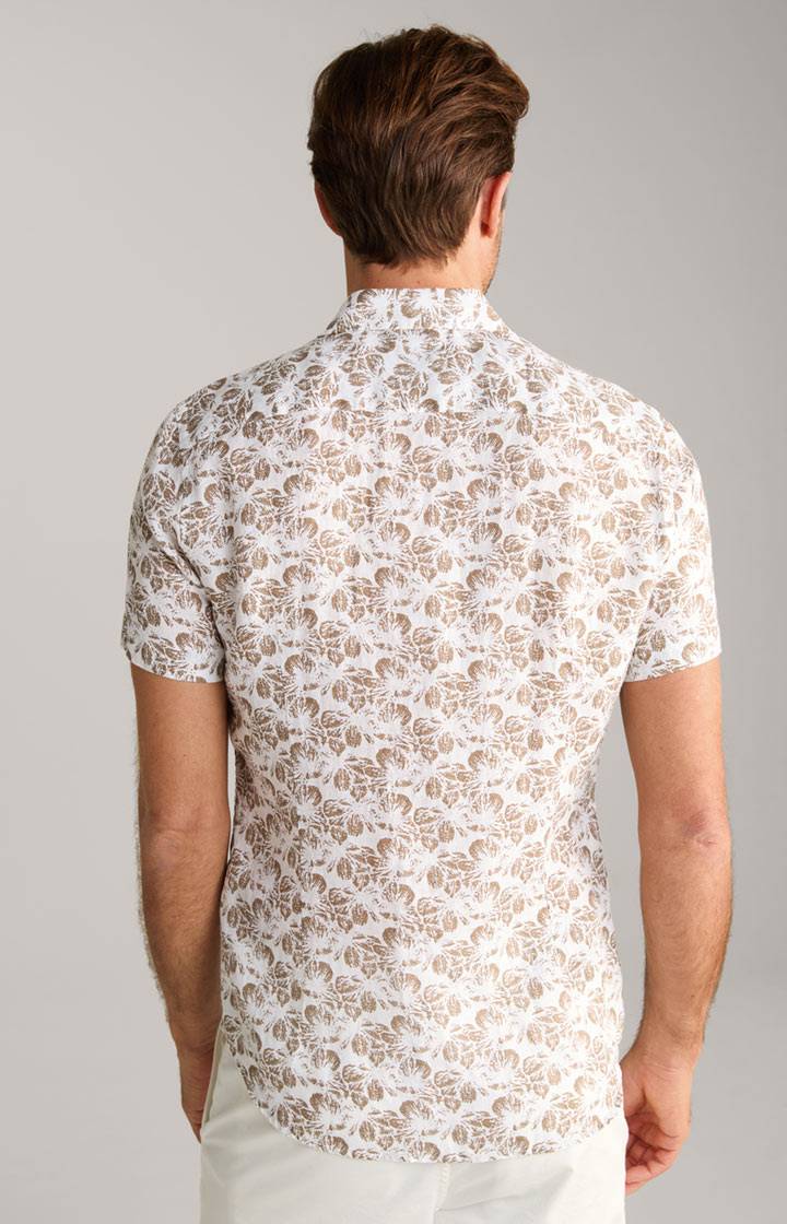 Joop Leinen-Hemd Pit in Beige/Weiß Clearance-Verkauf