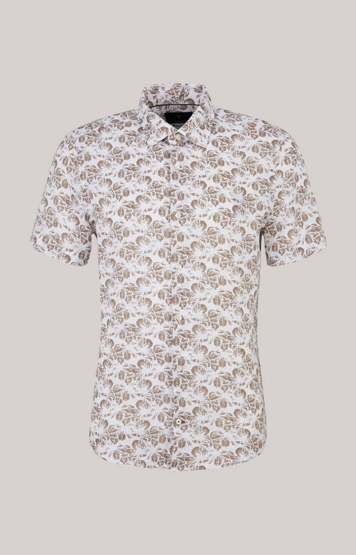 Joop Leinen-Hemd Pit in Beige/Weiß Clearance-Verkauf