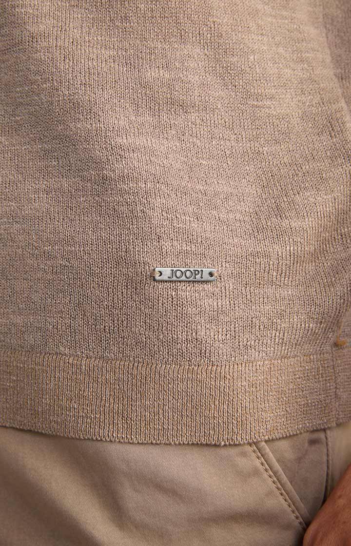 Joop Leinenmix-T-Shirt Maroso in Braun Kostenloser Versand international