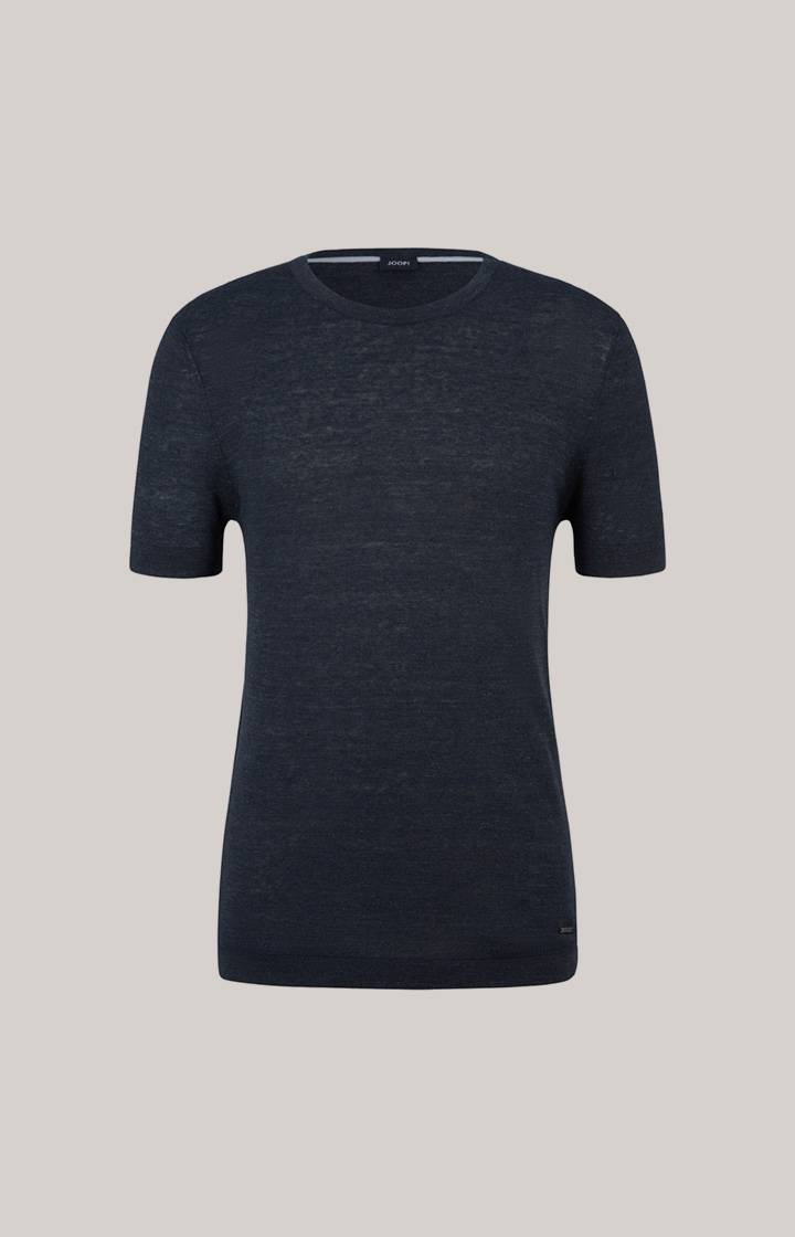 Joop Leinenmix-T-Shirt Maroso in Dunkelblau Black Friday Preise