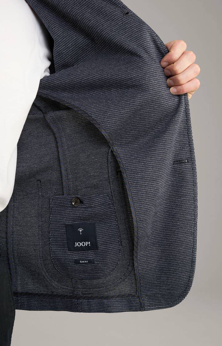 Joop Jersey-Sakko Hiro in Navy meliert Kostenloser Versand