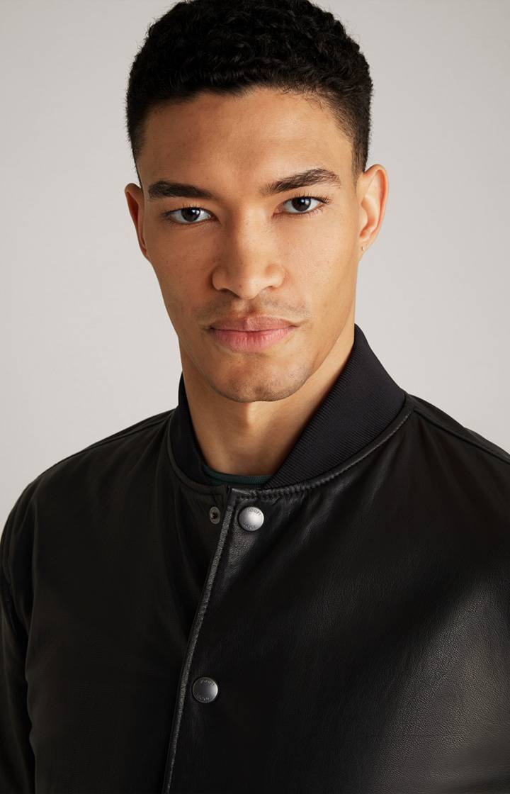 Joop Lederjacke Cuk in Schwarz Zeitbegrenzte Promotion