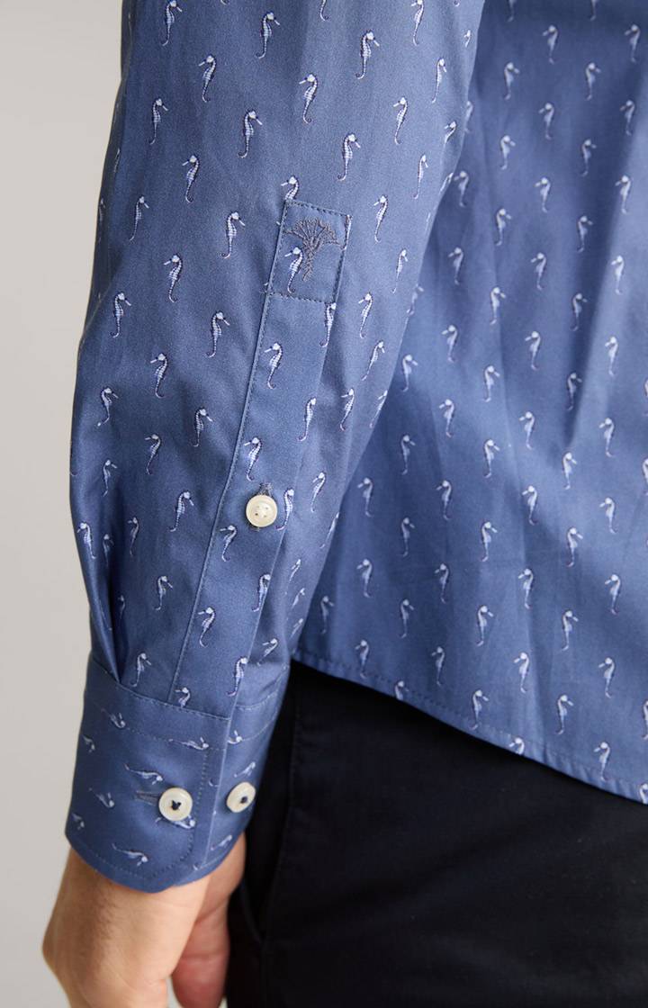 Joop Hemd Pai in Blau gemustert Clearance-Verkauf