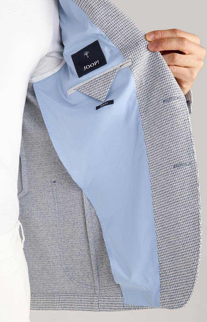 Joop Sakko Hoverest in Creme/Dunkelblau gemustert Fabrik Onlineshop