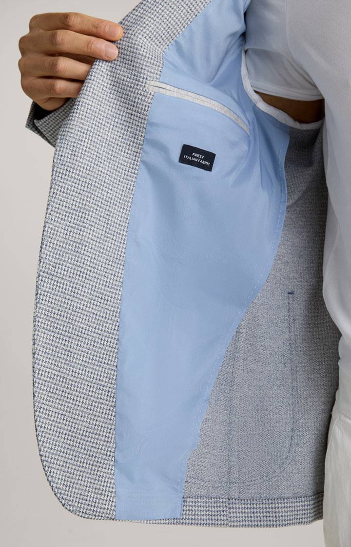Joop Sakko Hoverest in Creme/Dunkelblau gemustert Fabrik Onlineshop