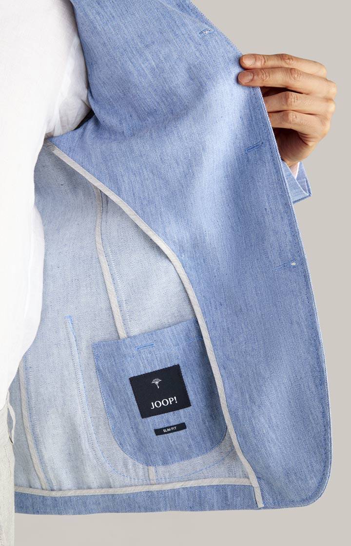 Joop Leinenmix-Sakko Hiro in Hellblau meliert Günstig kaufen