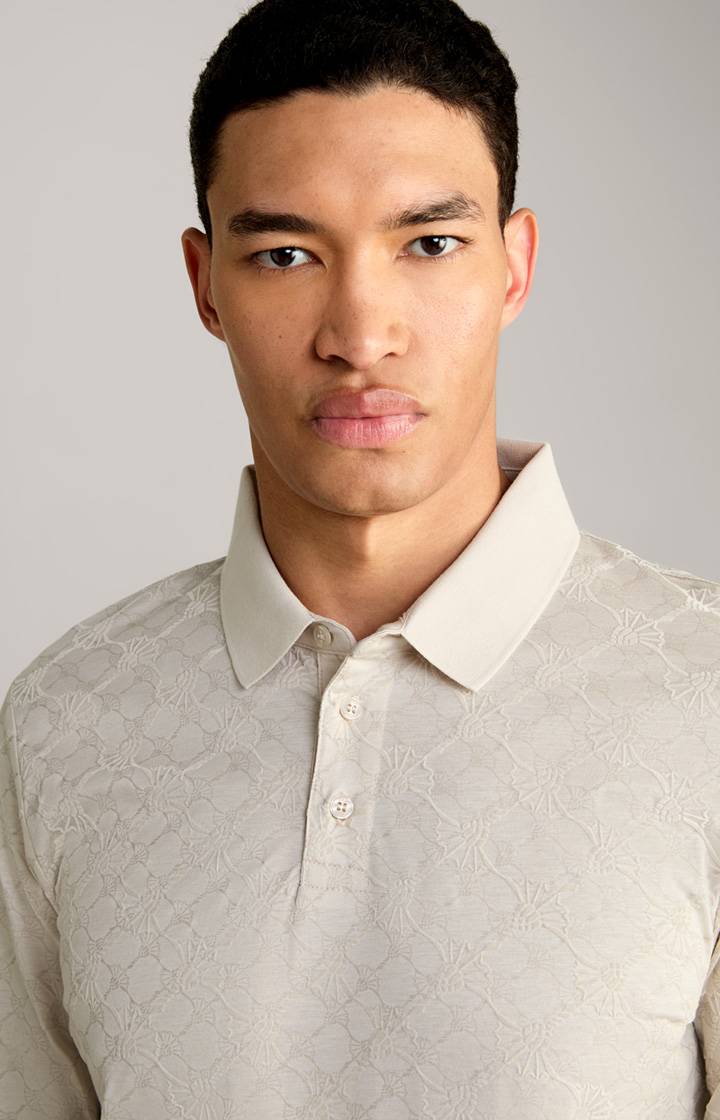 Joop Langarm-Poloshirt Pasquale in Hellbeige Flash Sale