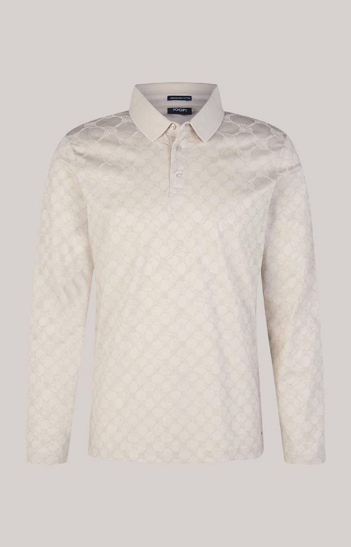 Joop Langarm-Poloshirt Pasquale in Hellbeige Flash Sale