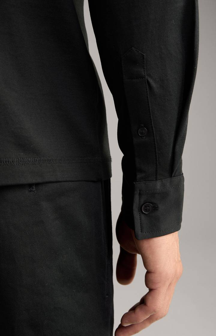 Joop Langarm-Poloshirt Baldwin in Schwarz Begrenztes Angebot
