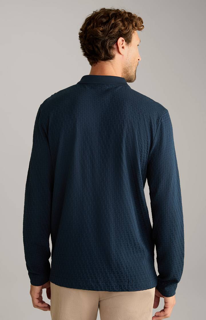 Joop Polo-Longsleeve Balian in Navy Online Shopping