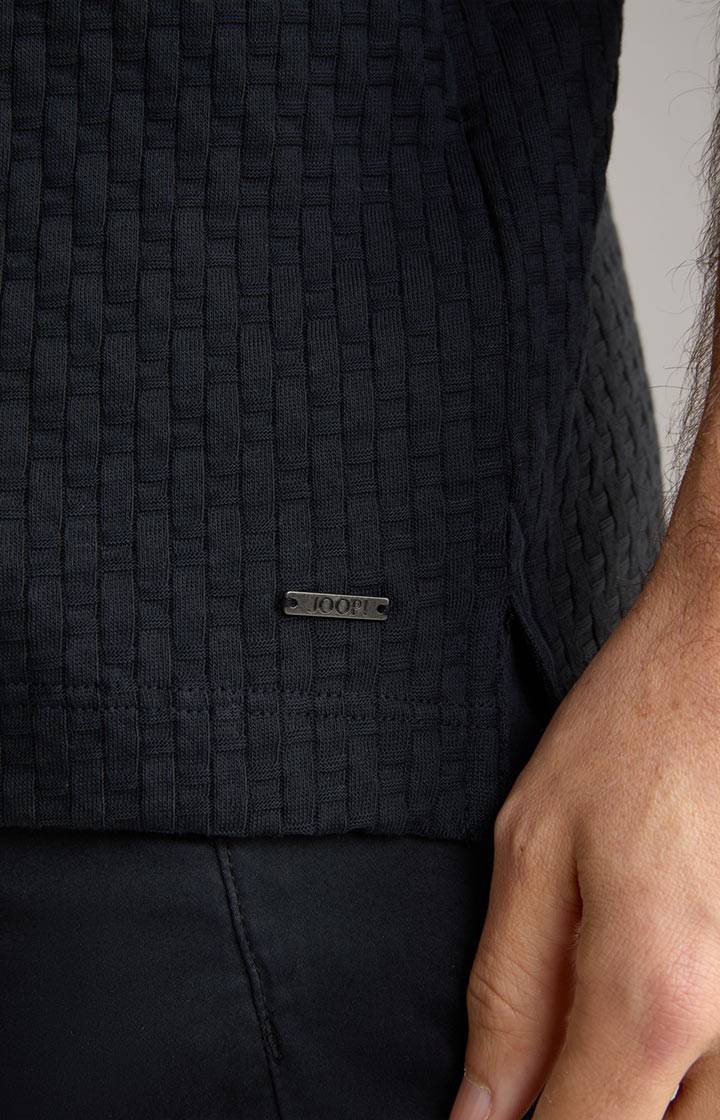 Joop Poloshirt Boris in Navy strukturiert Exklusivangebot