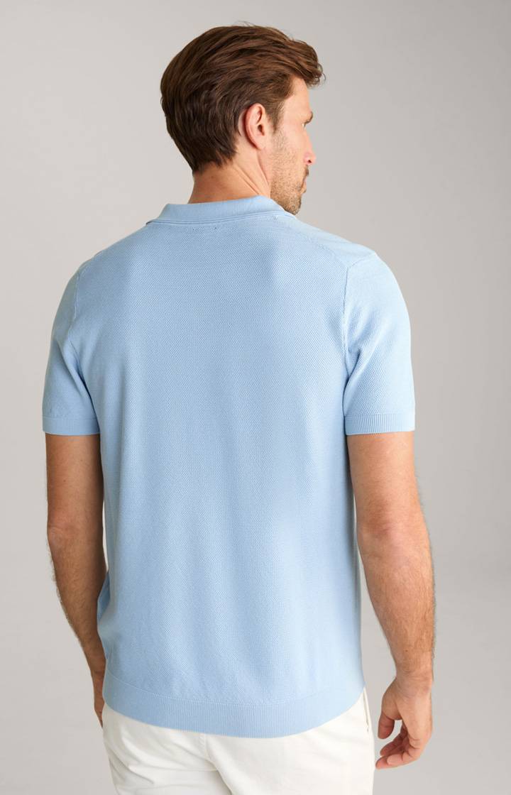 Joop Baumwoll-Poloshirt Vancro in Hellblau Vatertagsangebot