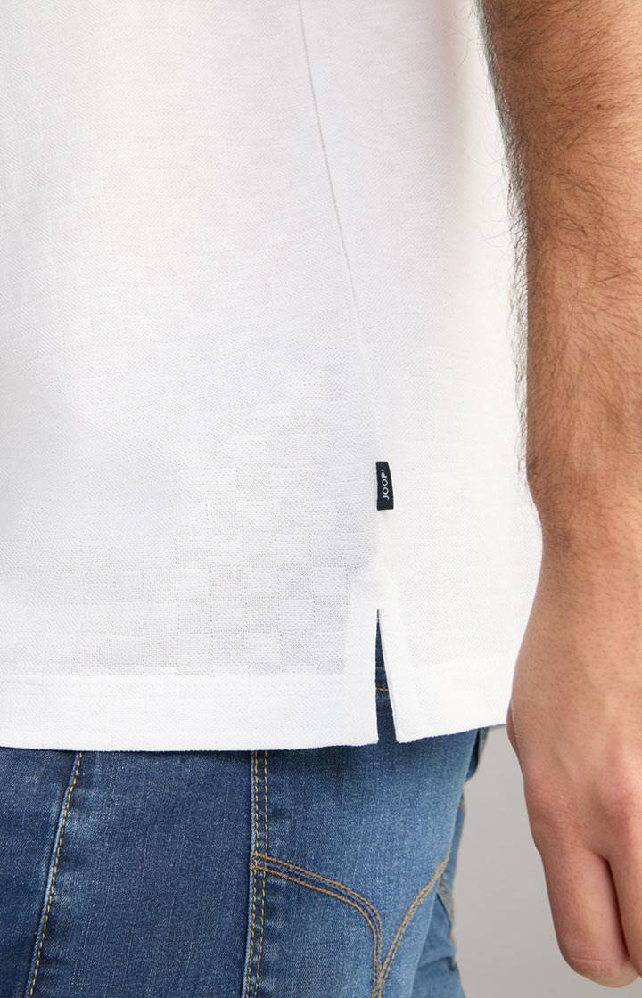 Joop Poloshirt Pacey in Weiß strukturiert Valentinstagsangebot
