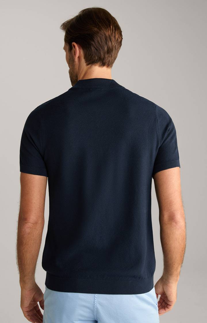 Joop Baumwoll-Poloshirt Vancro in Navy Räumungsverkauf