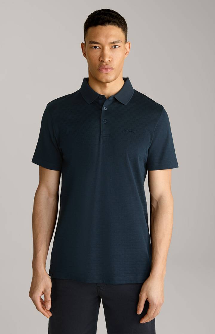 Joop Poloshirt Pacey in Navy strukturiert Kauf eins, bekomm eins gratis