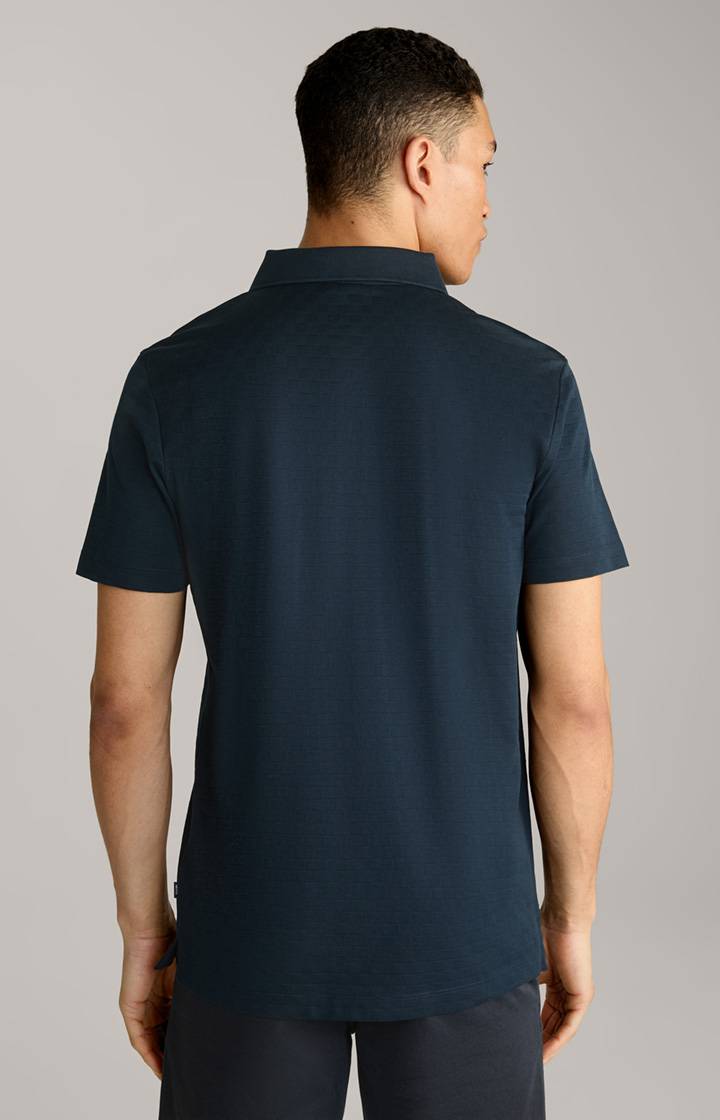 Joop Poloshirt Pacey in Navy strukturiert Kauf eins, bekomm eins gratis