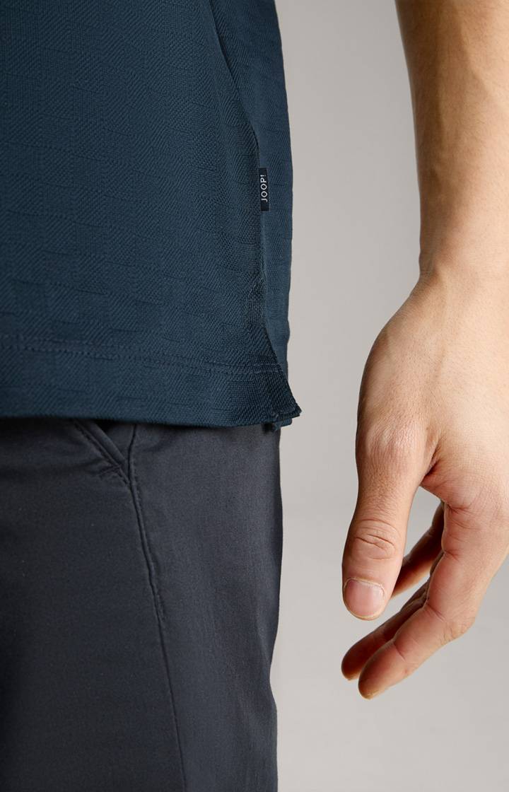 Joop Poloshirt Pacey in Navy strukturiert Kauf eins, bekomm eins gratis