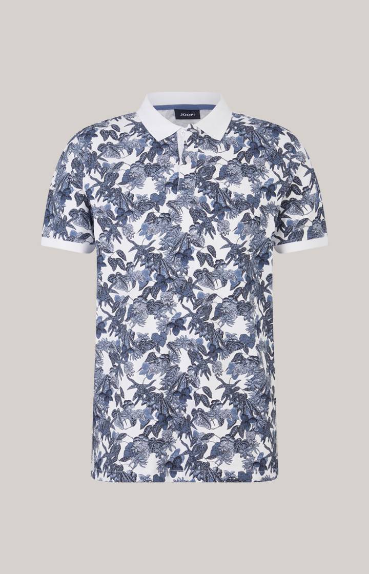 Joop Poloshirt Perez in Blau/Weiß gemustert Tägliche Deals