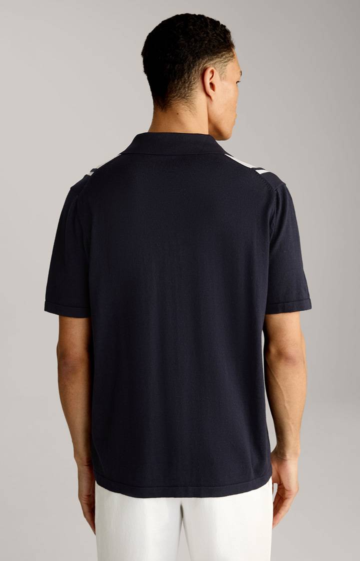 Joop Strick-Hemd Klaas in Navy Riesige Ersparnisse