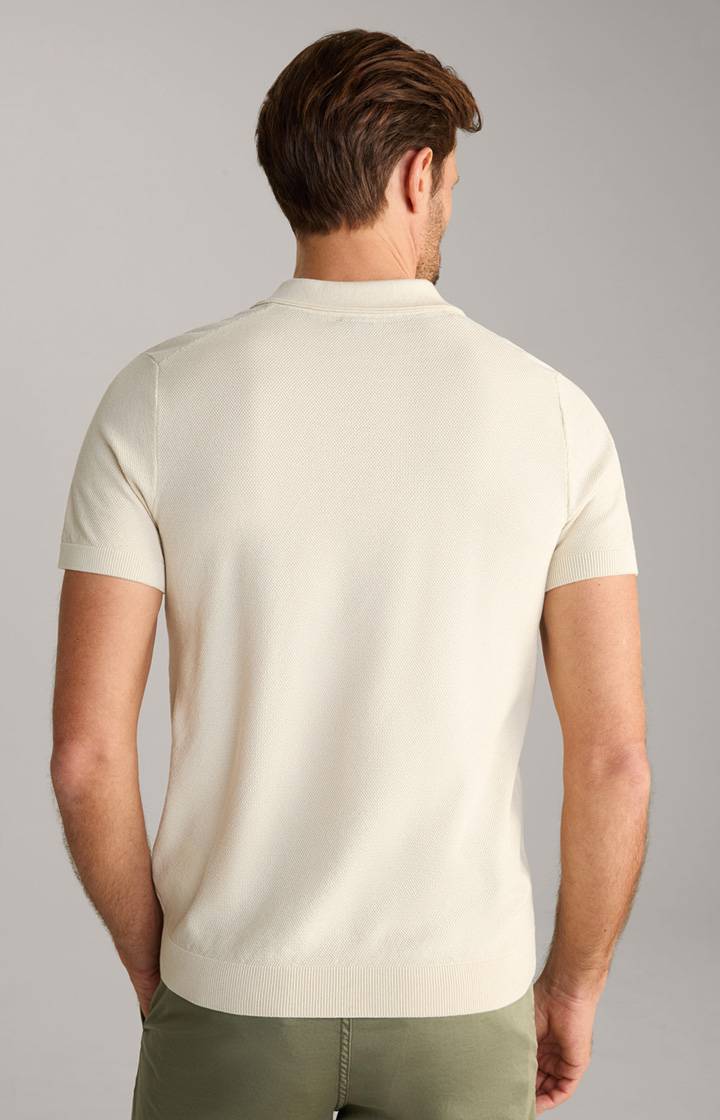Joop Baumwoll-Poloshirt Vancro in Natural VIP-Rabatte