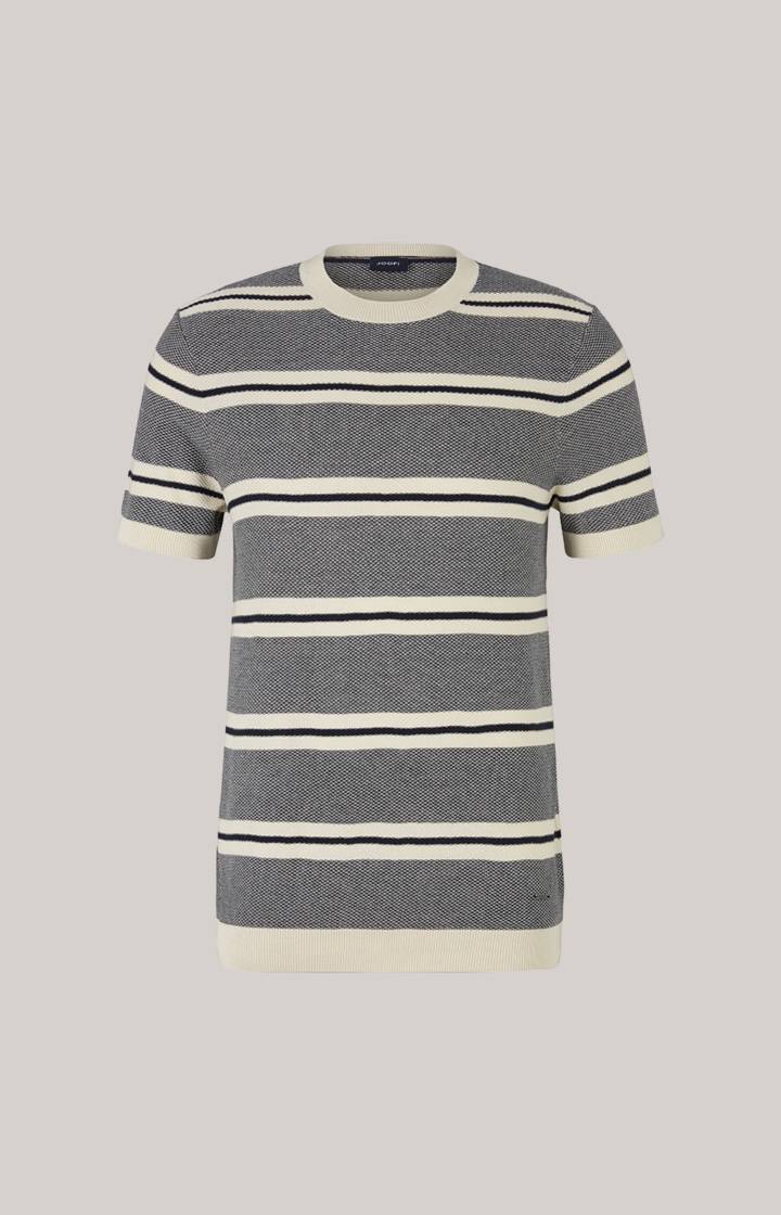 Joop Strick-Shirt Vico in Navy/Offwhite gestreift Tiefpreis