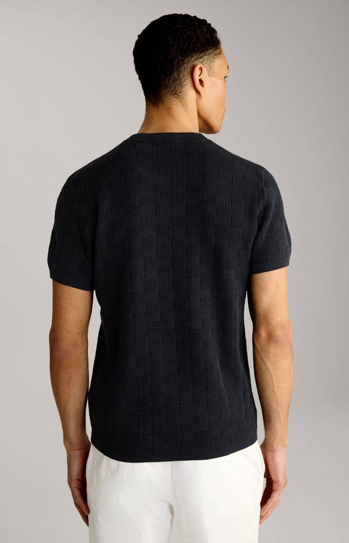 Joop Strick-Shirt Heiri in Navy Super Sparpreis