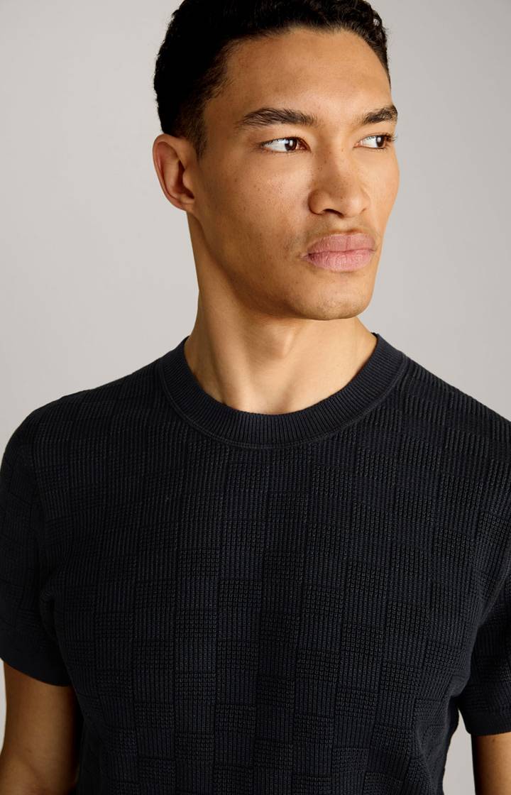 Joop Strick-Shirt Heiri in Navy Super Sparpreis